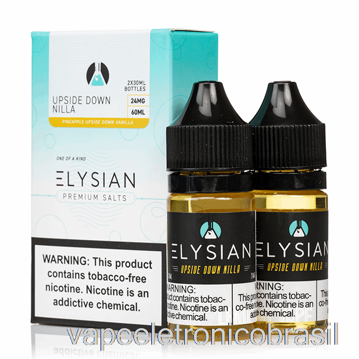 Vape Eletrônico Upside Down Nilla - Sais Elísios - 60ml 24mg